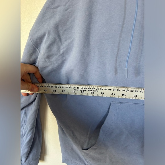 KNIX Good to Go Fleece Oversized Hoodie Blue Small - Picture 8 of 9